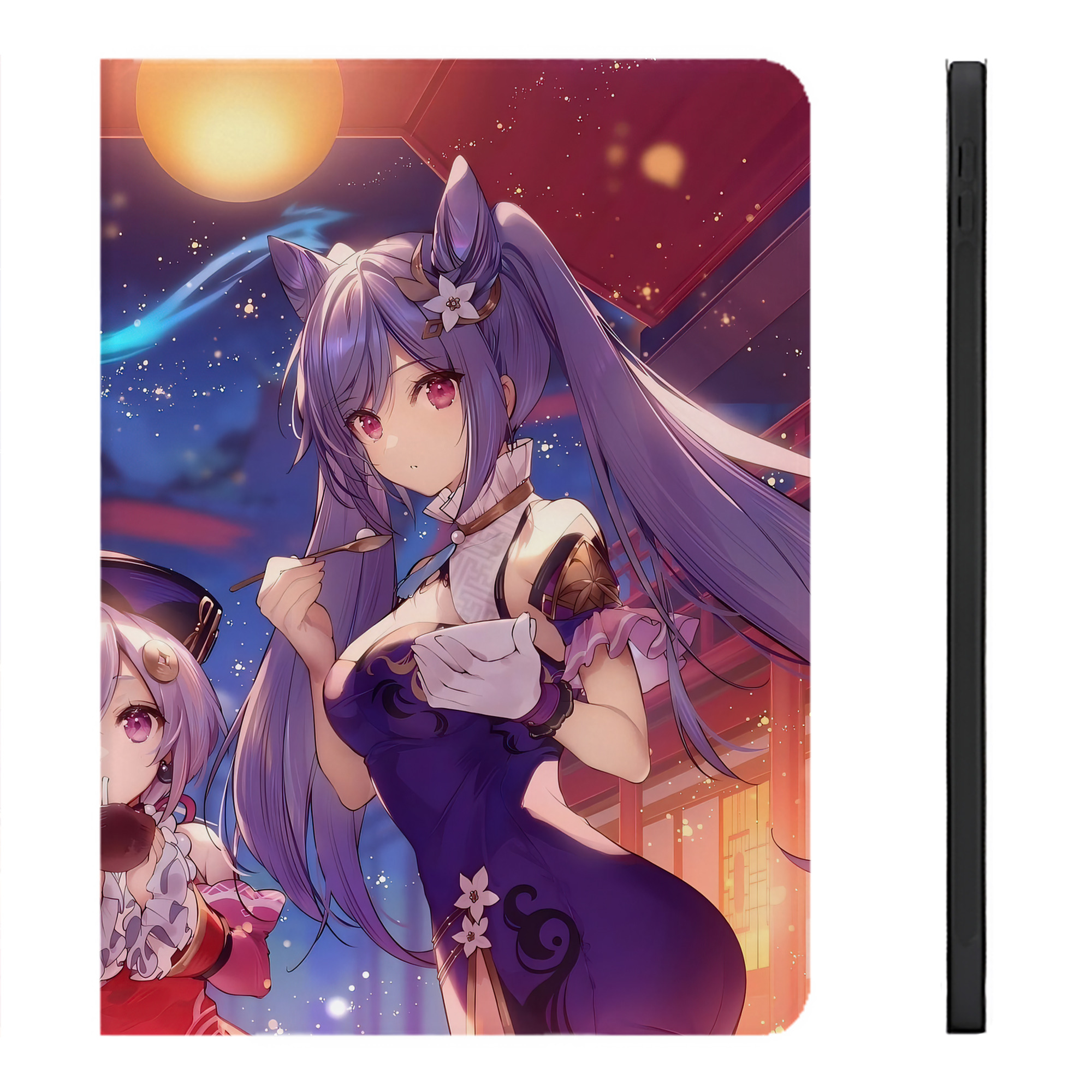 げんし神 genshin IPadケース ペンホルダー付き ブックスタイルデザイン